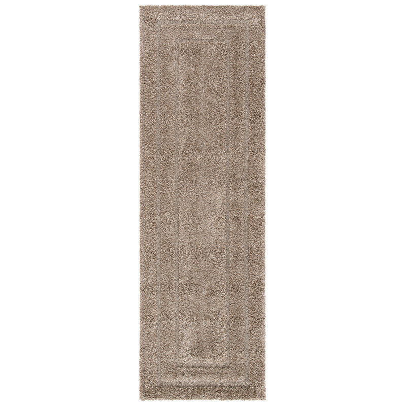 Tapis à poil long de couleur unie Florida Drennen, Tapis de couloir 2 pi 3 po x 11 pi