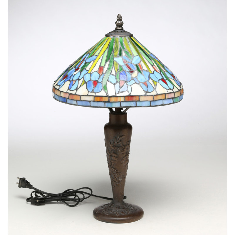 Lampe de table 20 po Eskew Floral Tiffany
