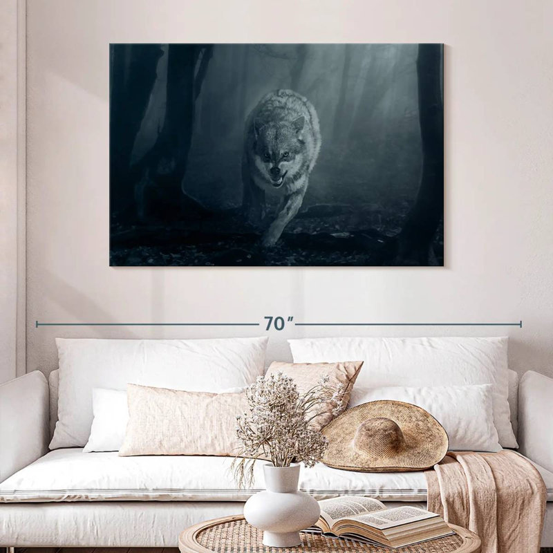 Mad Wolf, 32" H x 48" W