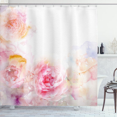 Shower Curtain with Hooks Included