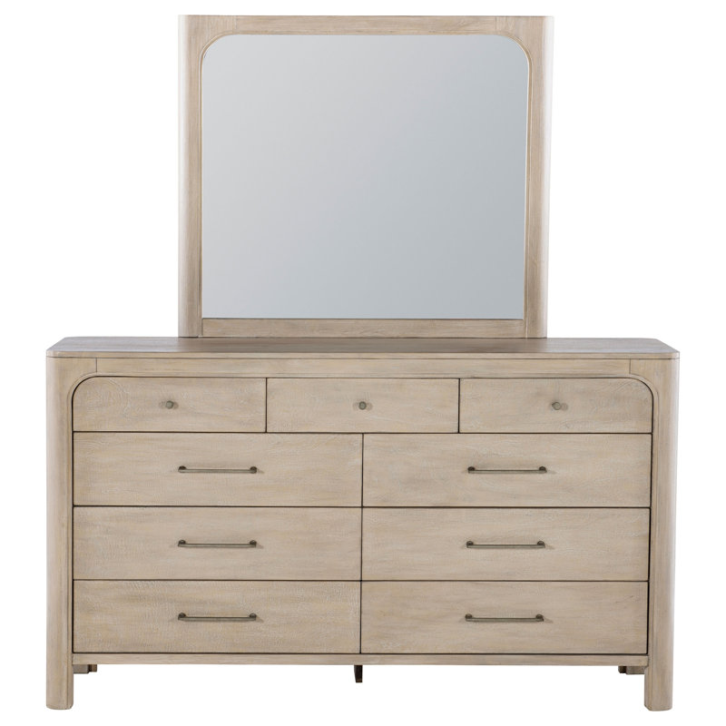 Commode 9 tiroirs avec miroir