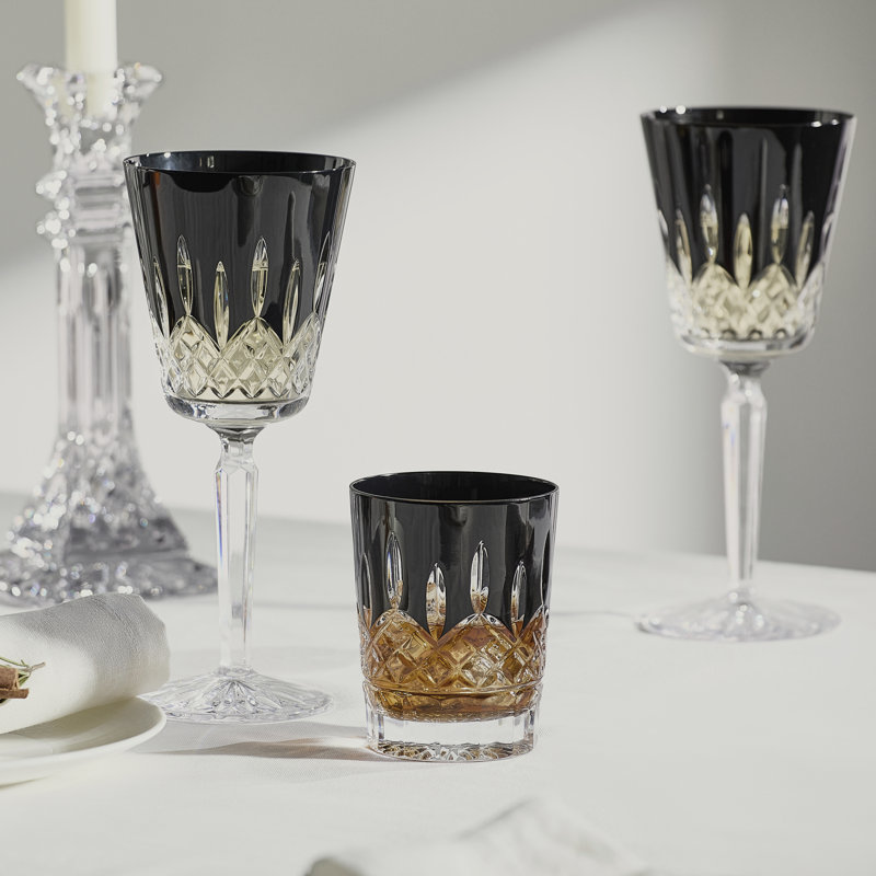 Waterford Lismore Black Goblet, Set of 2, 14.37 Oz.
