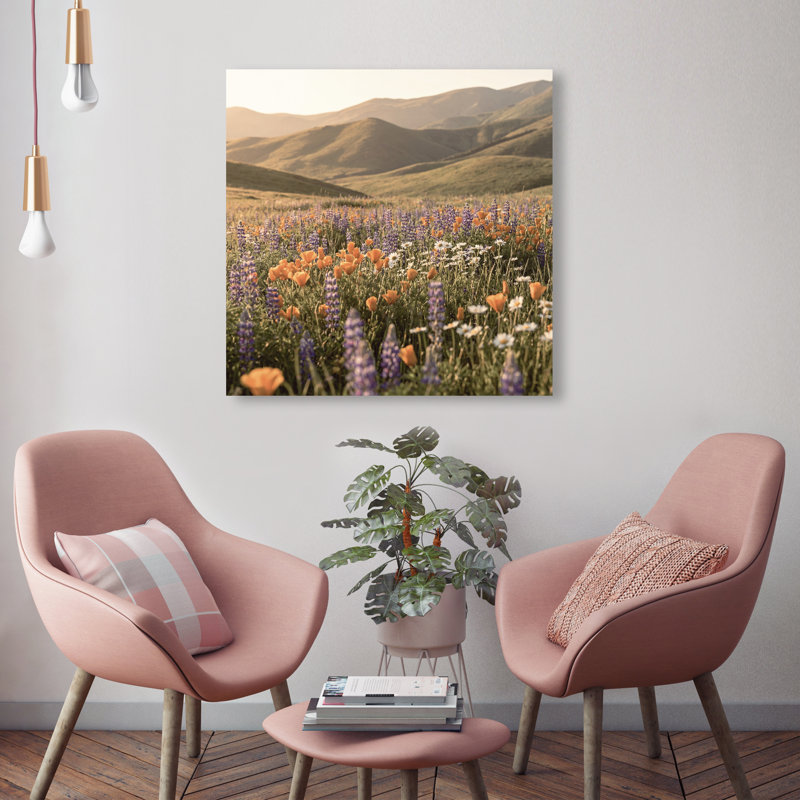 Lavender Hill Print by Oliver Gal, Gallery Wrapped, 24" H x 24" W