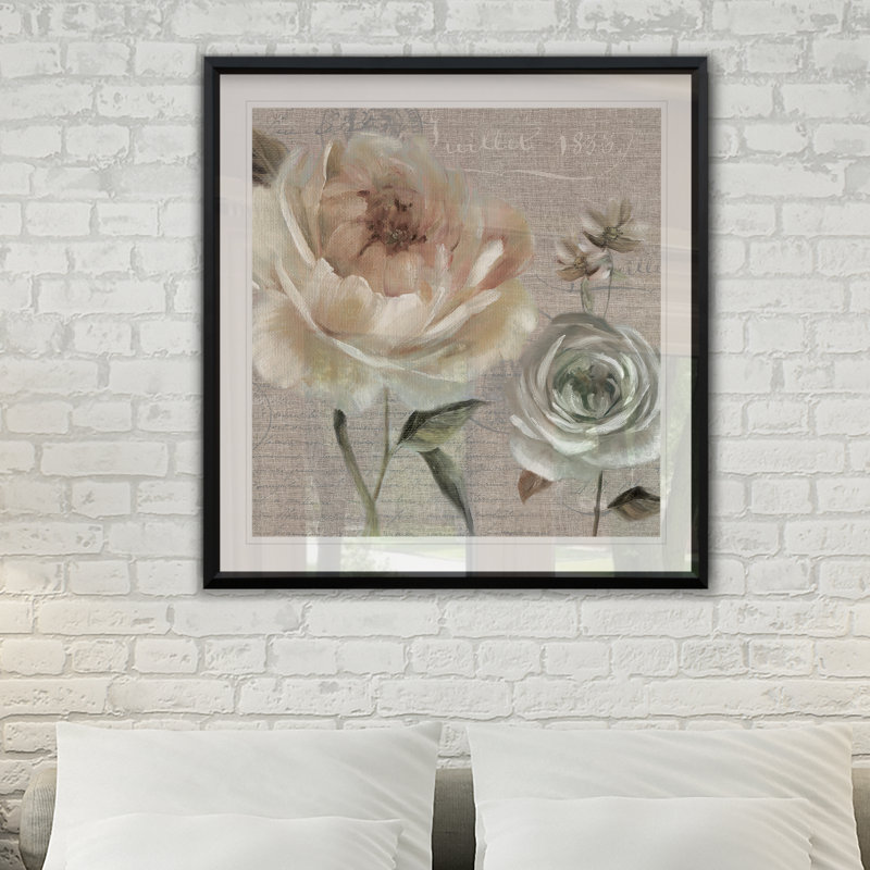 «Blush in Bloom I», reproduction encadrée, H 30,5 po x l 30,5 po x P 1,5 po