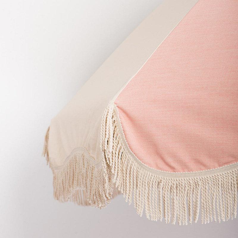 Patio 90'' W Umbrella, Pink/Green/White/Gold