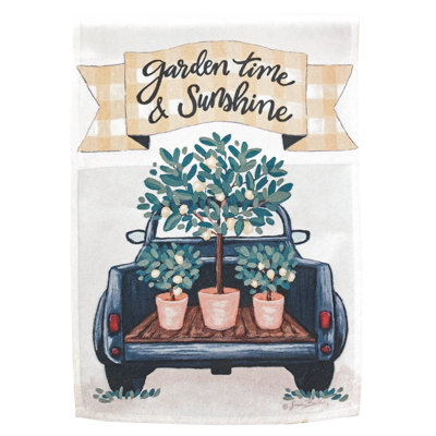 Eithan Double Sided 18'' H x 13'' W Polyester Garden Flag
