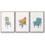 «Take A Seat X», reproduction sur toile 3 pièces-91886908-91886909