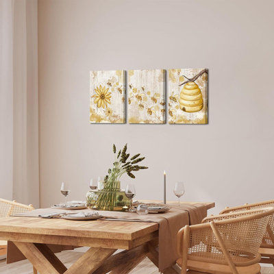 3 Piece Wrapped Canvas Print