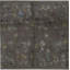Hand-Knotted High-Quality Brown Square Area Rug