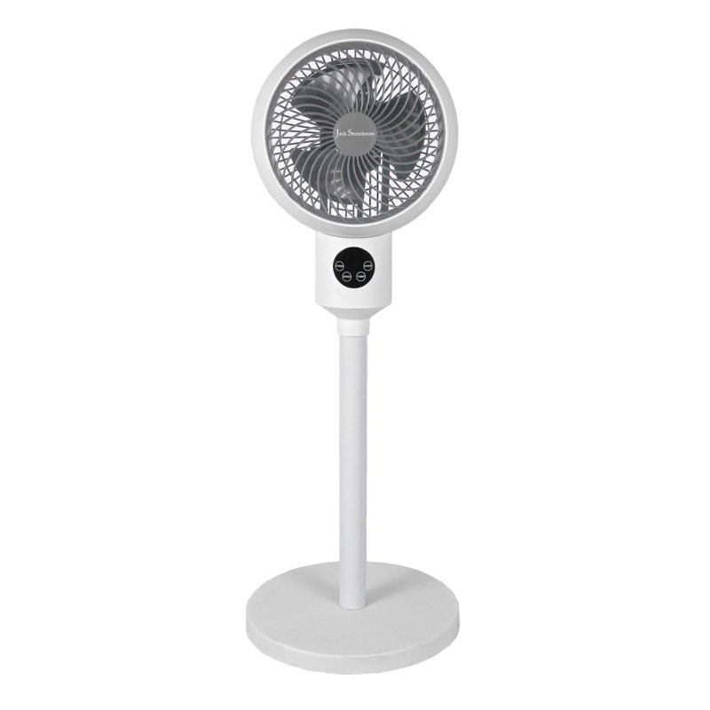 Stand Air Circulator Fan, Grey/White