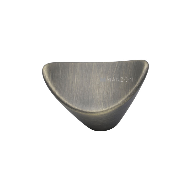 Bouton d'armoire Cliff, Laiton bruni