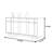 Retro Bone Line Sideboard