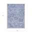 Tapis lavable intérieur / extérieur ivoire et gris 9 pi x 12 pi bleu ciel