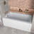 Streamline 60 in. x 32 in. Acrylic Left-Hand Drain Alcove Bathtub in Glossy White With External Drain-101699625