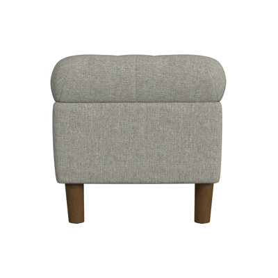Banc de rangement capitonné