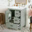 Meuble-lavabo moderne avec lavabo en céramique, porte à fermeture douce, tablette de porte double couche et 3 tiroirs-947557526-947557527