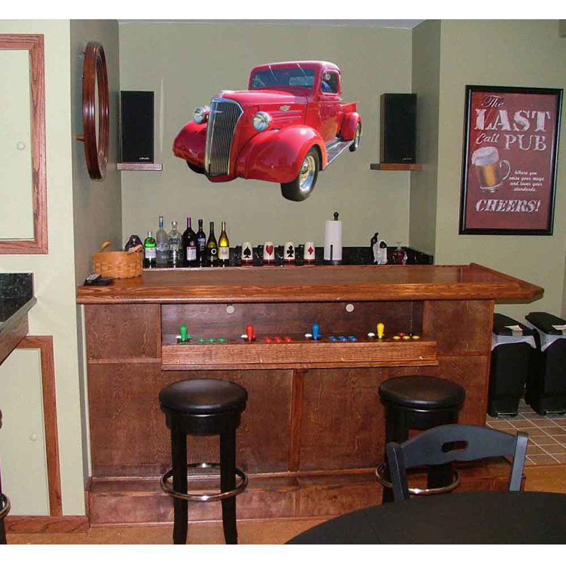 Non-Wall Damaging Wall Decal, 17" H x 24" W