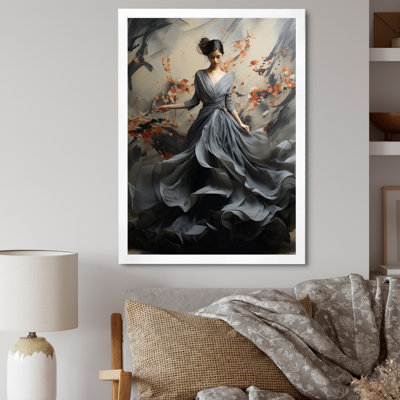«Ladie Asian Art Ballet Sumi I», reproduction sur toile