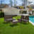 4 - Person Patio Conversation Set with Cushions-72167896