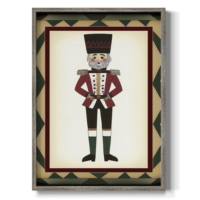 «Christmas Holiday», reproduction d'art encadrée CL - bois massif, H 11 po x l 9 po