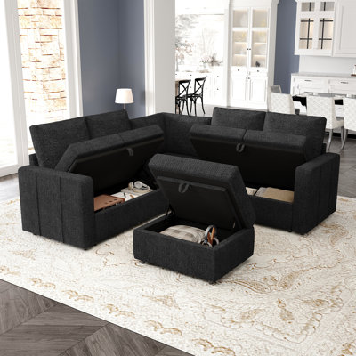 Ensemble de canapé modulaire en L Aubade