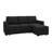 Anureet L-Shaped Sectional Modular Sofa Bed With Storage Seat-112387168