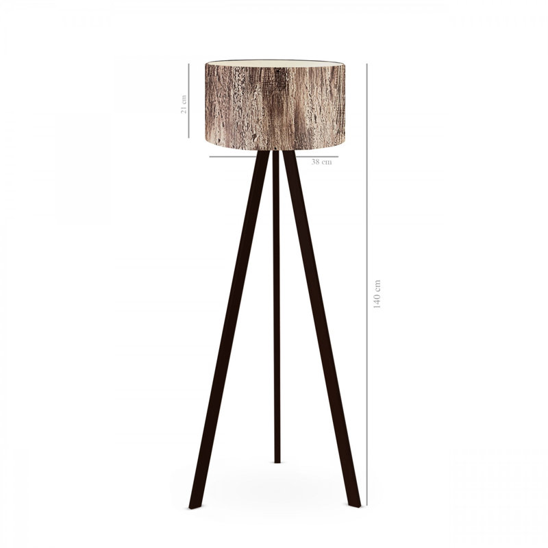 Clarkfield 140cm Tripod Floor Lamp