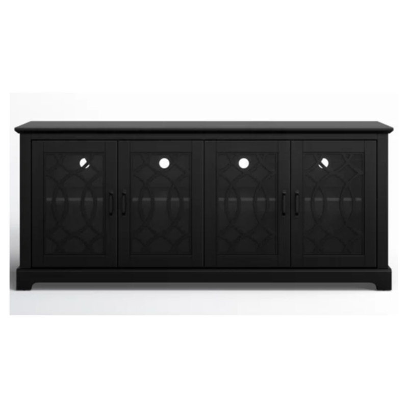 Ensemble de salon et table basse 2 pièces Weddel Basilico, Noir, Noir