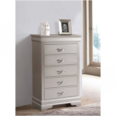 Commode Lorana G6500-CH, champagne argenté