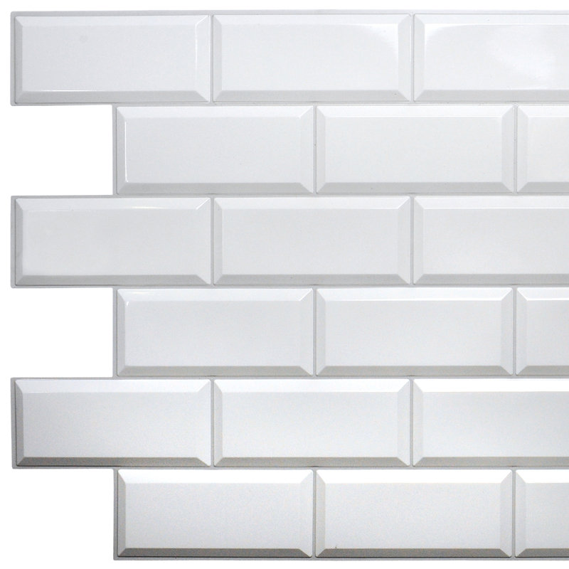 Panneau mural 3D gris 19 "x 38" (paquet de 5)