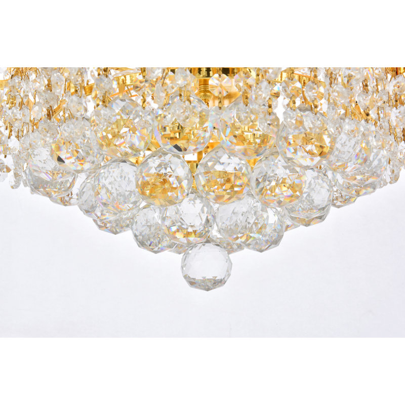 Antione 6 - Light Dimmable Empire Chandelier, Gold
