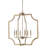6 - Light Dimmable Lantern Geometric Chandelier-32971097