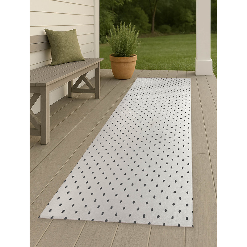 Teeny Tiny Non-Slip Outdoor Rug, Runner 2'6" x 8'