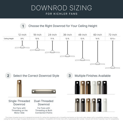  Ceiling Fan Downrod
