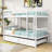 Keyen Convertible Twin Over Twin Wood Bunk Bed With Twin Trundle-1321528894