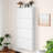 Metal Shoe Storage Cabinet 4 Flip Drawers Steel Wall-Mounted Shoe Rack Organizer-1200465566