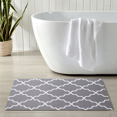Adarion Leather Non-Slip Bath Mat