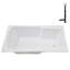 Baignoire de trempage en acrylique 72 po x 36 po, drain inclus-97544689