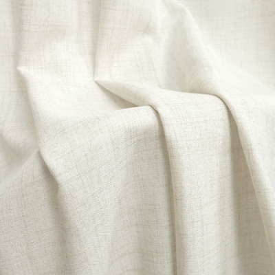 Janie Rod Pocket Linen Blend Semi-Sheer Curtain Panel Pair