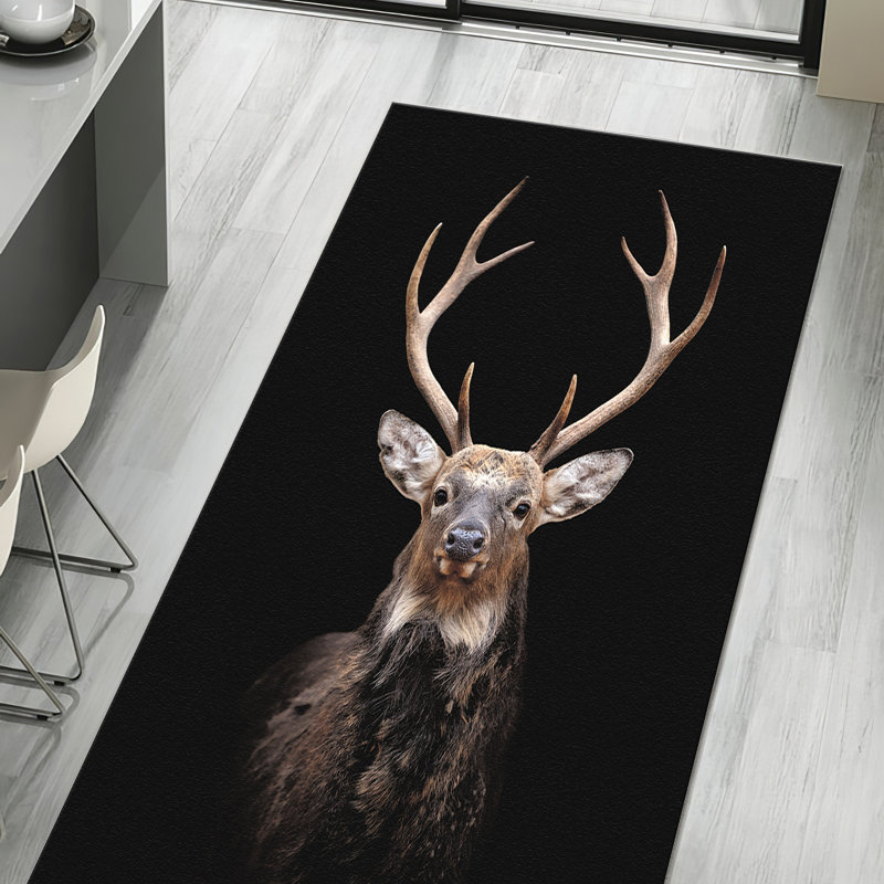 Floral Pattern With Pile Soft Printed Rug Creating a Cozy Atmosphere in Your Living Space, Rectangle 3'3" x 6'7"
