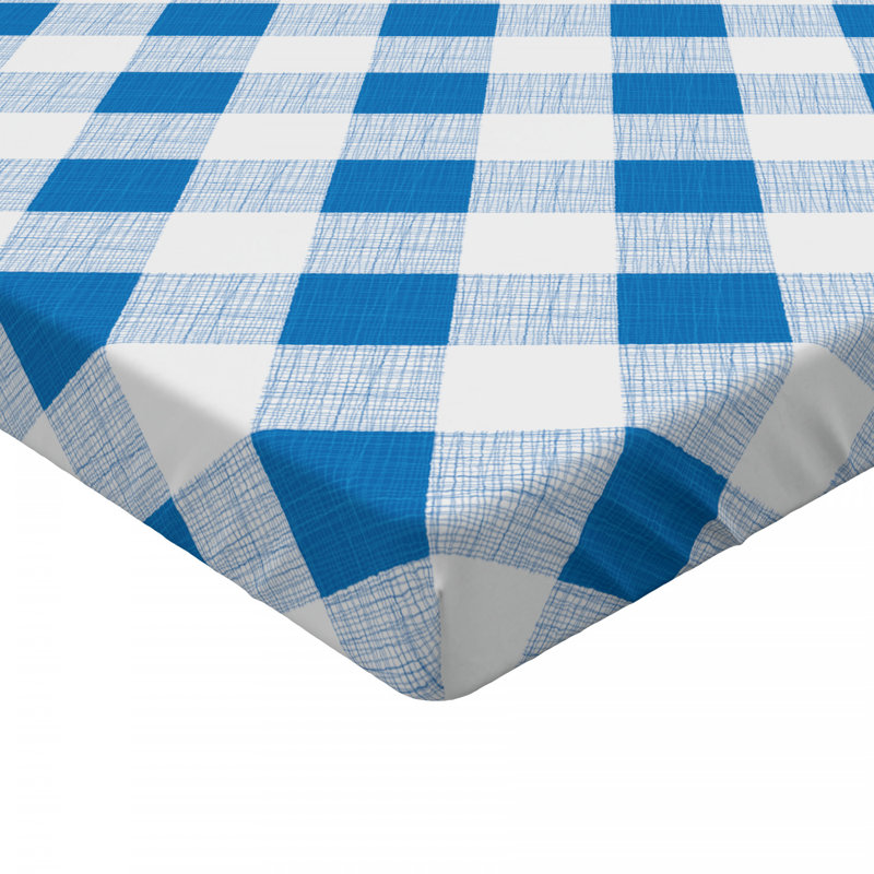 Microfiber Geometric Fitted Sheet, Full Fitted Sheet