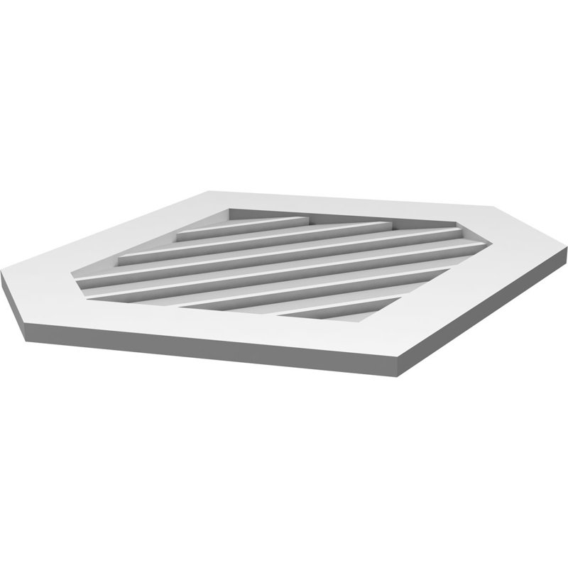 Pente verticale verticale en uréthane 8 pi, 1" H x 30" W x 28" L