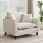 Très grand fauteuil confortable et demi avec oreiller