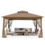 13 pi. L 11 pi. X P 11 pi. D Pavillon de jardin en acier-96070367