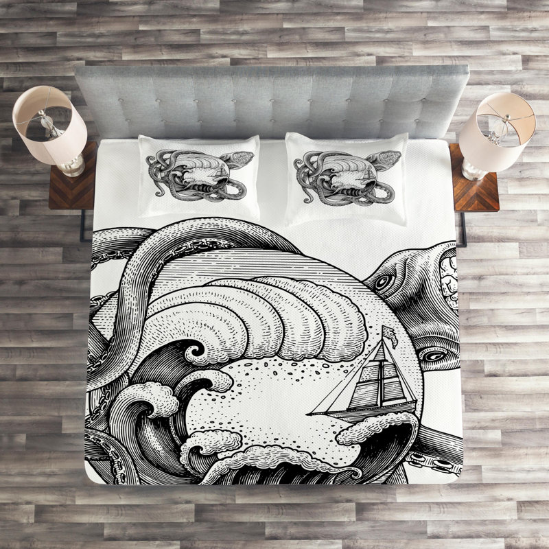 Coastal Polyester Coverlet