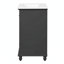 Meuble-lavabo de 24 po avec lavabo en céramique, portes à fermeture en douceur et cloisons de tiroir pour un rangement efficace-70667937