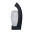 Fontaine noire et blanche 10 x 8,1 x 23,4 po avec vase