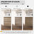 48" Wall Mounted Bathroom Vanity with Sink-2127617889