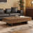 Modern minimalist rectangular coffee table-1087570209