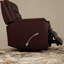 Fauteuil inclinable et oscillant Global Home avec repose-pieds manuel brun Madras-1110999583